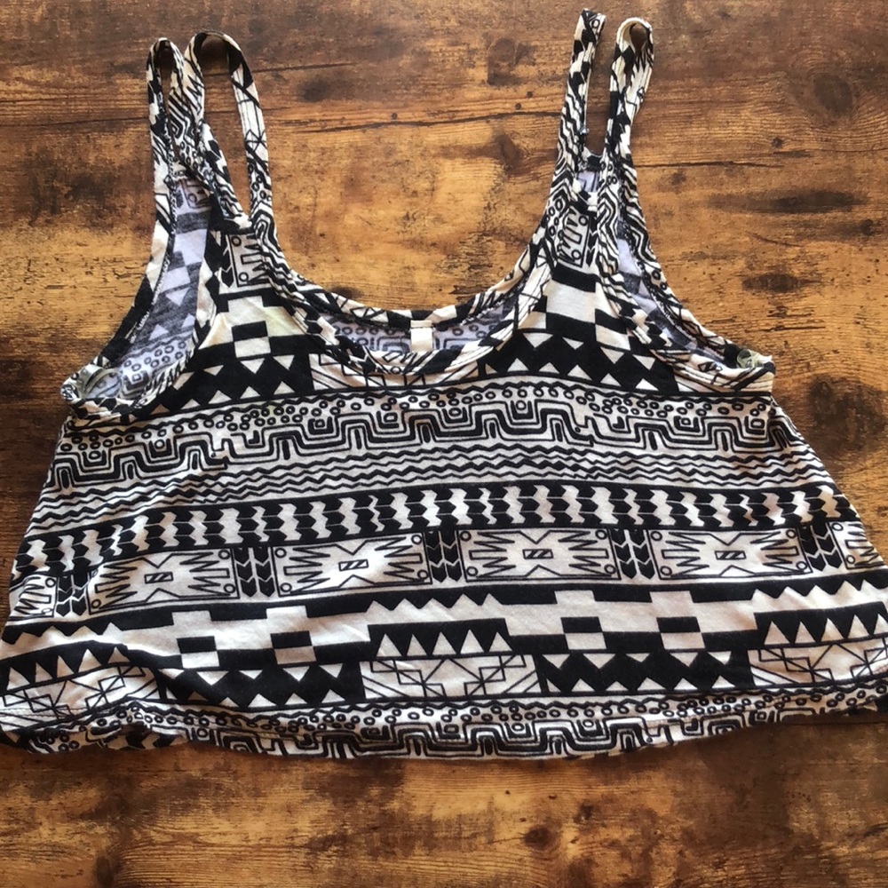 Crop boho tank top -1